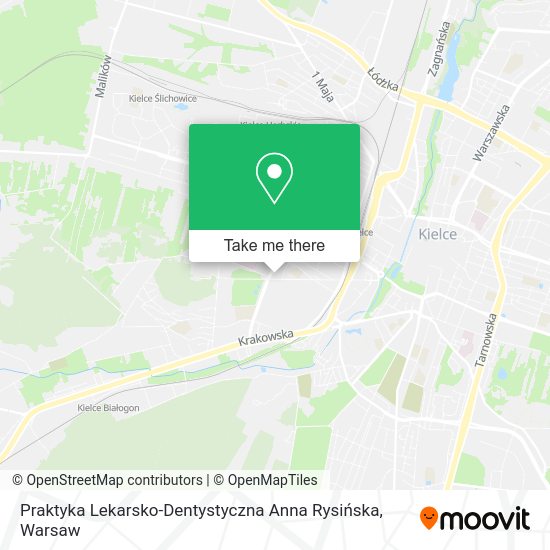 Praktyka Lekarsko-Dentystyczna Anna Rysińska map