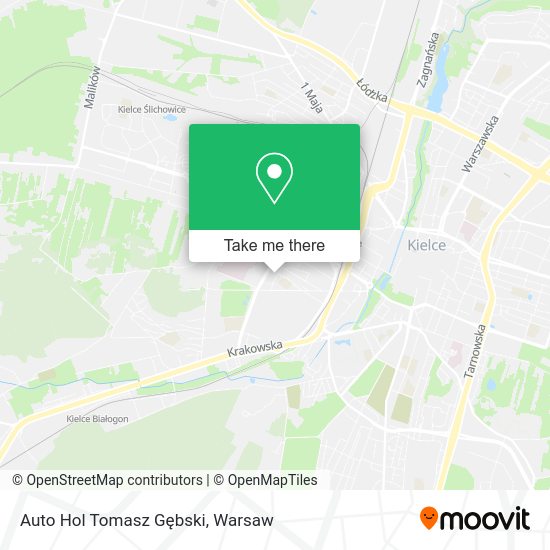 Auto Hol Tomasz Gębski map