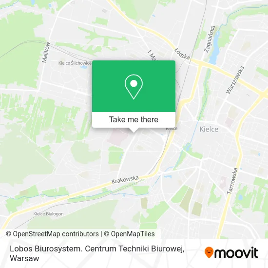 Карта Lobos Biurosystem. Centrum Techniki Biurowej