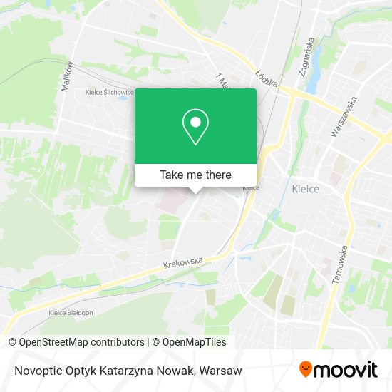 Novoptic Optyk Katarzyna Nowak map