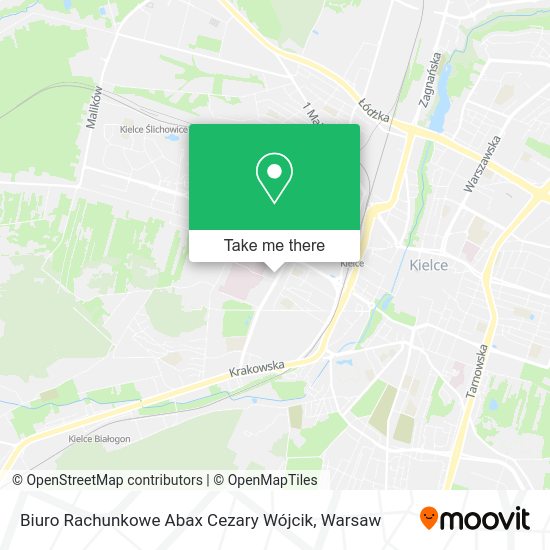 Biuro Rachunkowe Abax Cezary Wójcik map