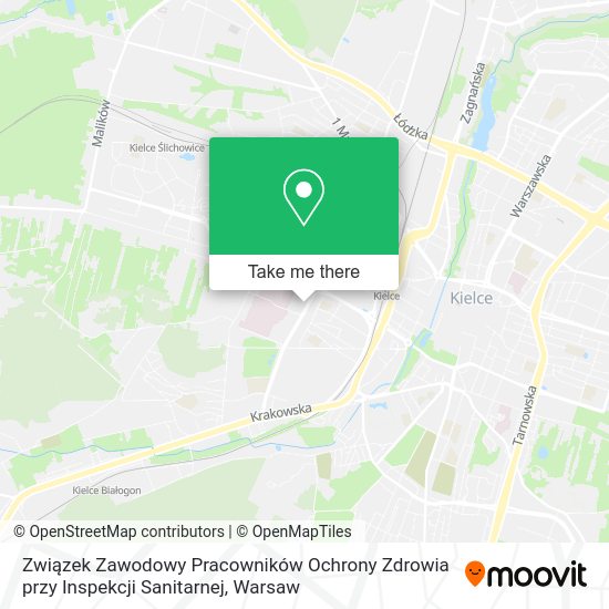 Związek Zawodowy Pracowników Ochrony Zdrowia przy Inspekcji Sanitarnej map