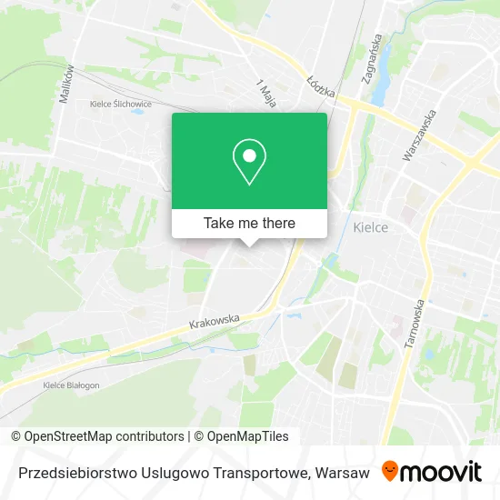 Карта Przedsiebiorstwo Uslugowo Transportowe