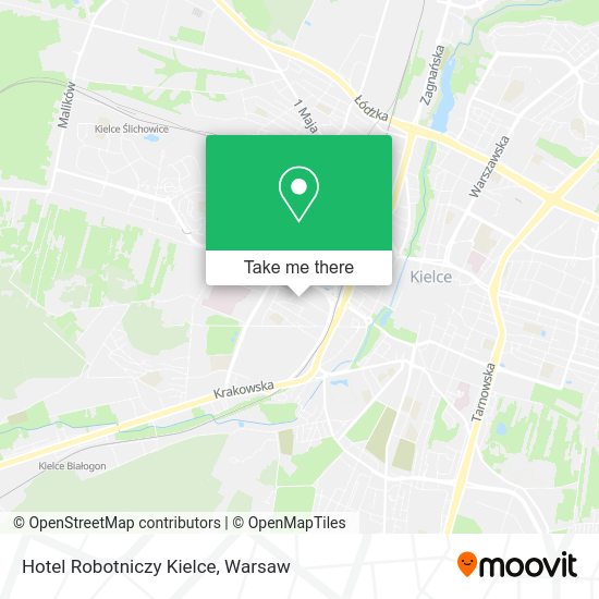 Hotel Robotniczy Kielce map