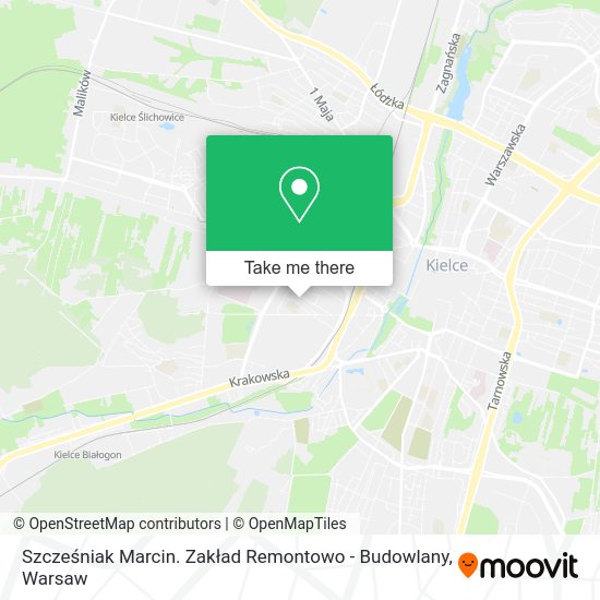 Szcześniak Marcin. Zakład Remontowo - Budowlany map