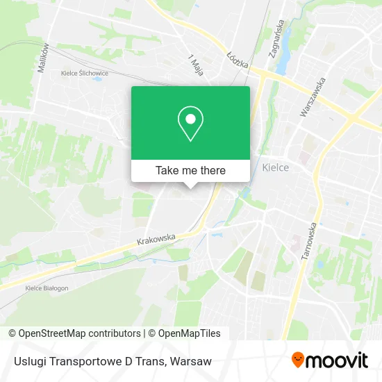 Карта Uslugi Transportowe D Trans