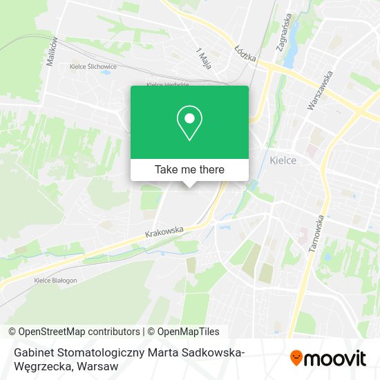 Gabinet Stomatologiczny Marta Sadkowska-Węgrzecka map