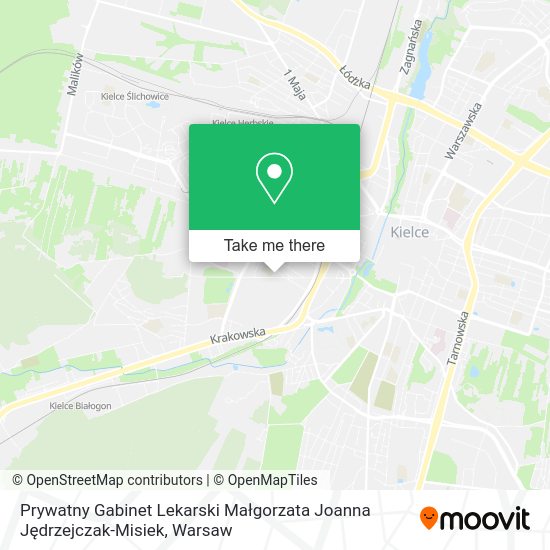 Prywatny Gabinet Lekarski Małgorzata Joanna Jędrzejczak-Misiek map