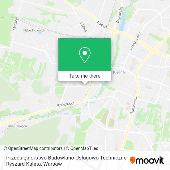 Przedsiębiorstwo Budowlano Usługowo Techniczne Ryszard Kaleta map