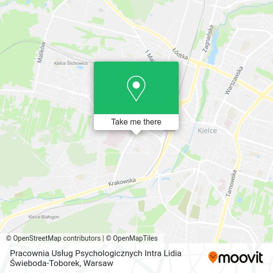 Pracownia Usług Psychologicznych Intra Lidia Świeboda-Toborek map