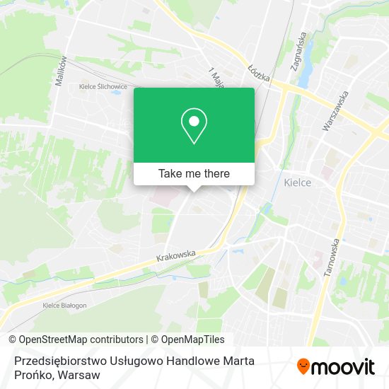 Przedsiębiorstwo Usługowo Handlowe Marta Prońko map