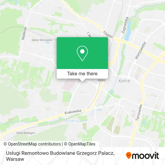 Usługi Remontowo Budowlane Grzegorz Palacz map