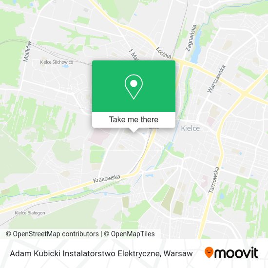 Adam Kubicki Instalatorstwo Elektryczne map