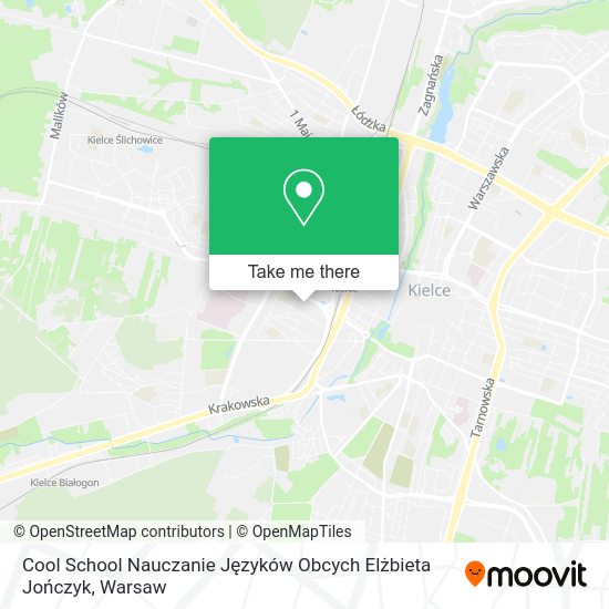 Cool School Nauczanie Języków Obcych Elżbieta Jończyk map