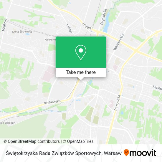 Świętokrzyska Rada Związków Sportowych map