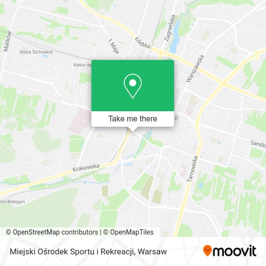 Miejski Ośrodek Sportu i Rekreacji map