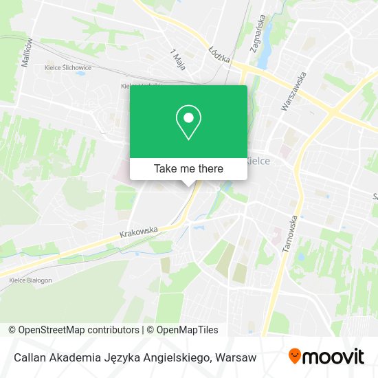 Callan Akademia Języka Angielskiego map