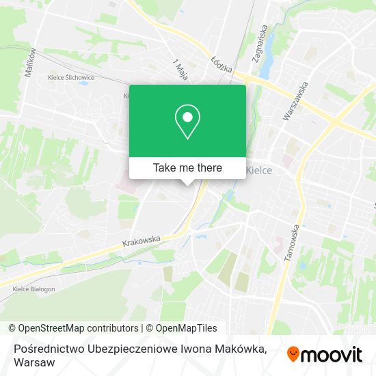 Pośrednictwo Ubezpieczeniowe Iwona Makówka map