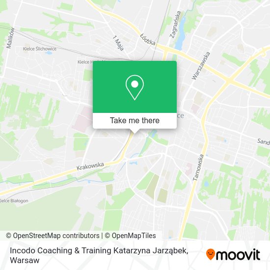 Incodo Coaching & Training Katarzyna Jarząbek map