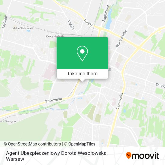 Agent Ubezpieczeniowy Dorota Wesołowska map