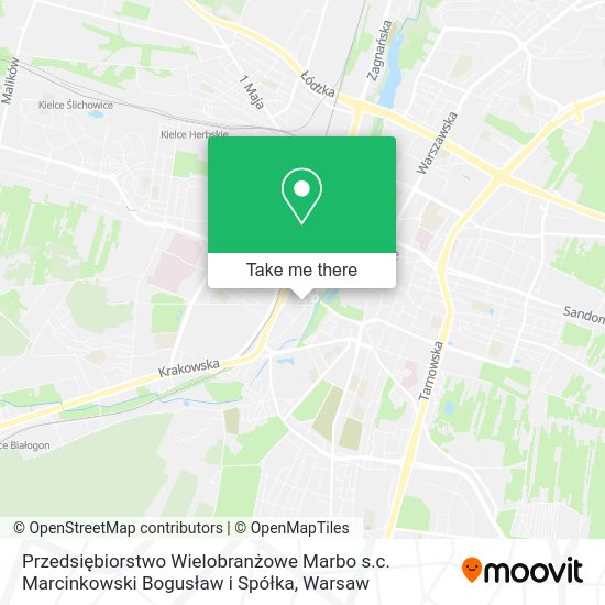 Przedsiębiorstwo Wielobranżowe Marbo s.c. Marcinkowski Bogusław i Spółka map