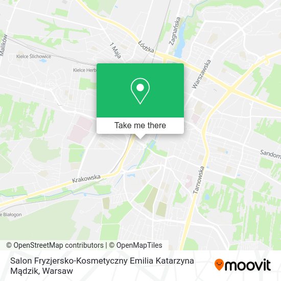 Salon Fryzjersko-Kosmetyczny Emilia Katarzyna Mądzik map