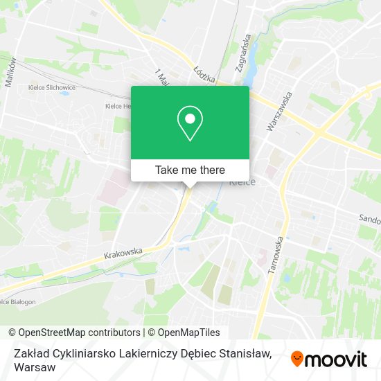 Zakład Cykliniarsko Lakierniczy Dębiec Stanisław map