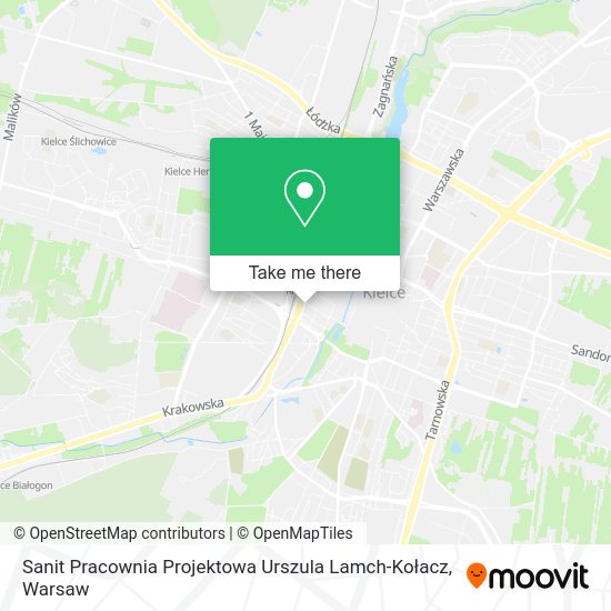 Sanit Pracownia Projektowa Urszula Lamch-Kołacz map