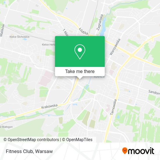 Fitness Club map