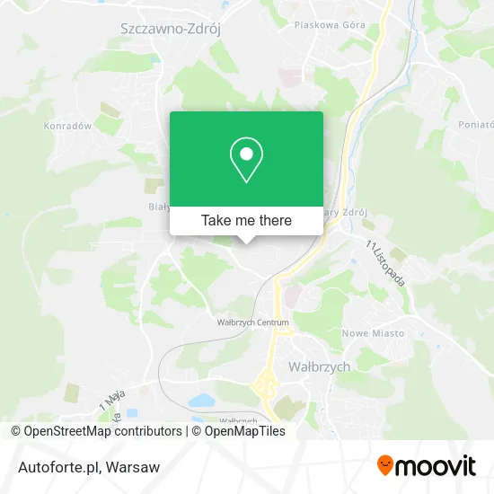 Карта Autoforte.pl