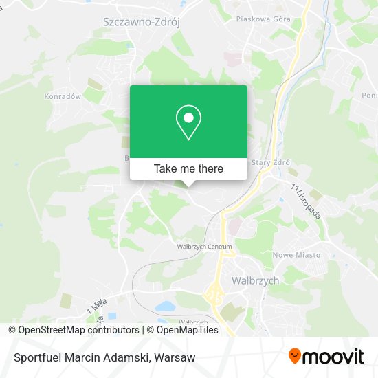 Sportfuel Marcin Adamski map