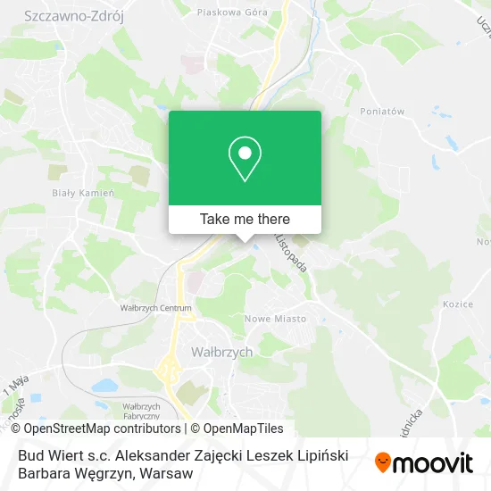 Bud Wiert s.c. Aleksander Zajęcki Leszek Lipiński Barbara Węgrzyn map