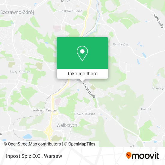 Inpost Sp z O.O. map