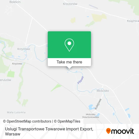 Карта Uslugi Transportowe Towarowe Import Export