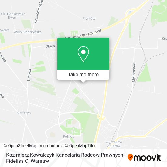 Kazimierz Kowalczyk Kancelaria Radcow Prawnych Fideliss C map