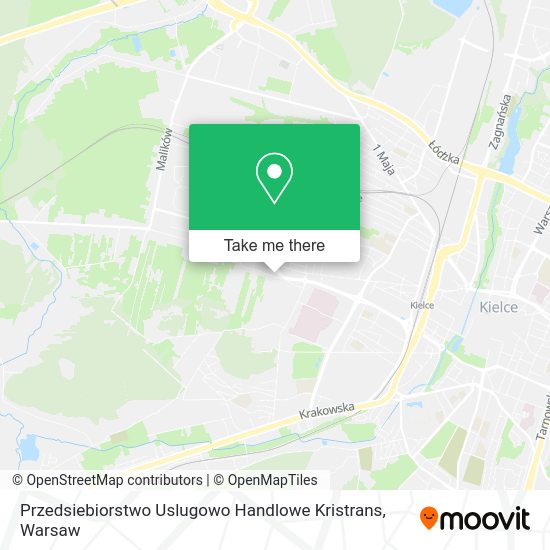 Przedsiebiorstwo Uslugowo Handlowe Kristrans map