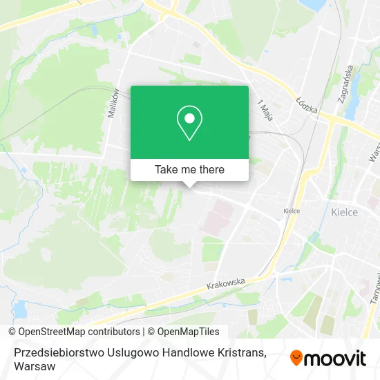 Карта Przedsiebiorstwo Uslugowo Handlowe Kristrans