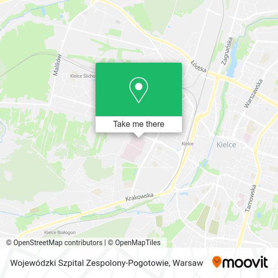 Wojewódzki Szpital Zespolony-Pogotowie map