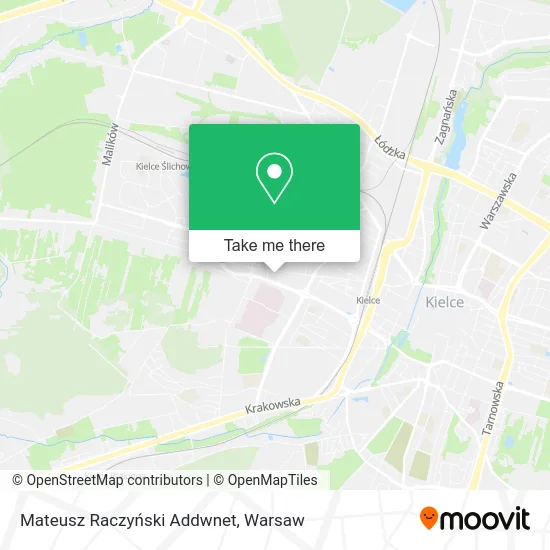 Карта Mateusz Raczyński Addwnet