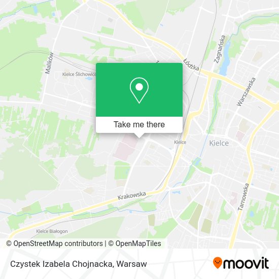 Czystek Izabela Chojnacka map