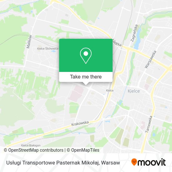 Usługi Transportowe Pasternak Mikołaj map