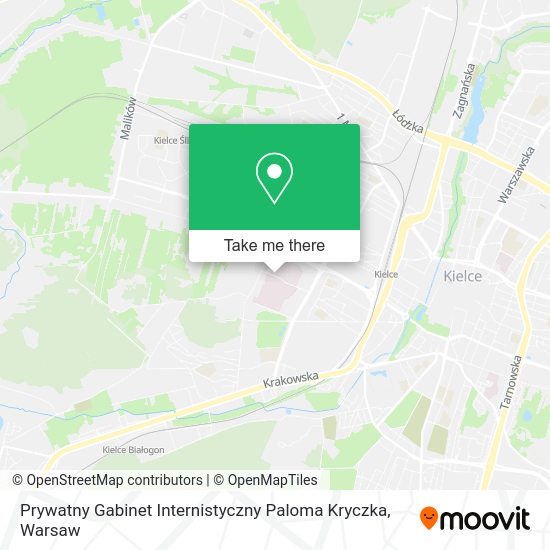 Prywatny Gabinet Internistyczny Paloma Kryczka map