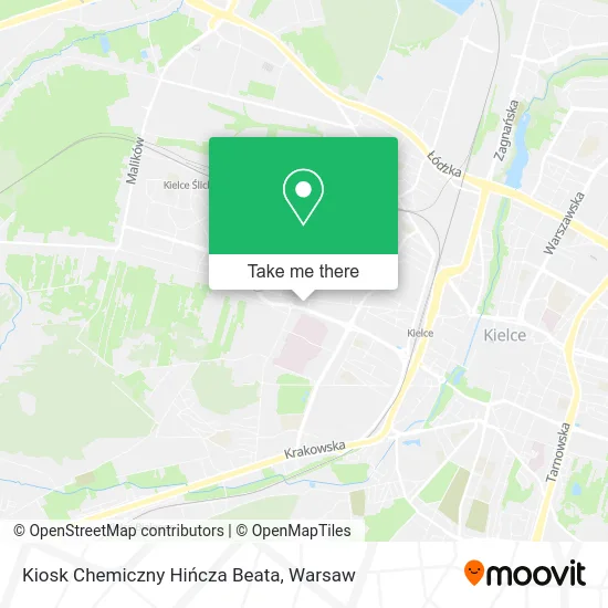 Карта Kiosk Chemiczny Hińcza Beata