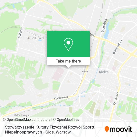 Stowarzyszenie Kultury Fizycznej Rozwój Sportu Niepełnosprawnych - Gigs map