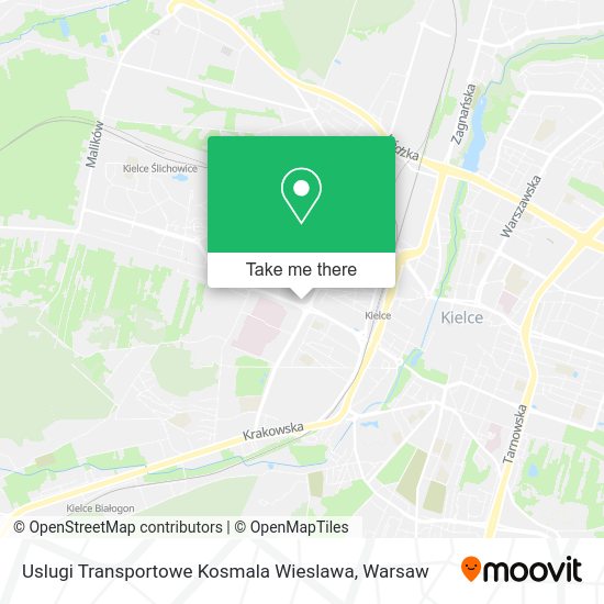 Uslugi Transportowe Kosmala Wieslawa map