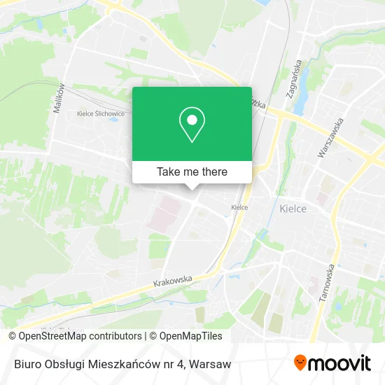 Biuro Obsługi Mieszkańców nr 4 map
