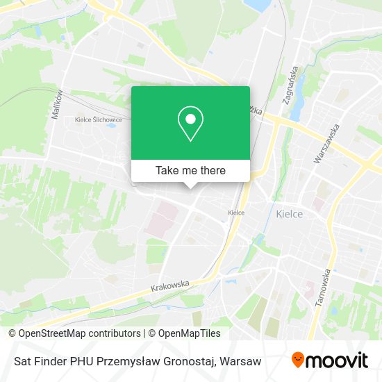 Sat Finder PHU Przemysław Gronostaj map