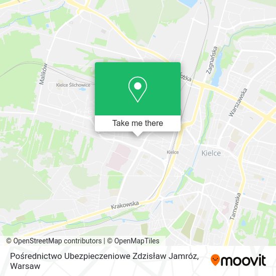 Pośrednictwo Ubezpieczeniowe Zdzisław Jamróz map