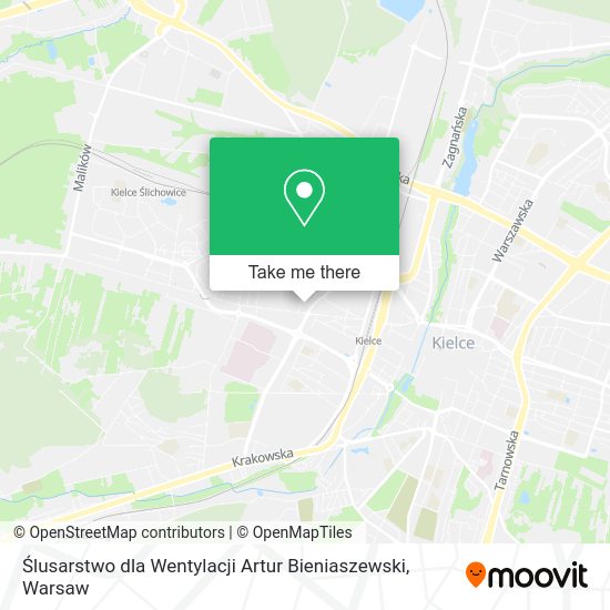 Ślusarstwo dla Wentylacji Artur Bieniaszewski map