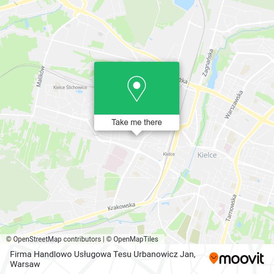 Firma Handlowo Usługowa Tesu Urbanowicz Jan map